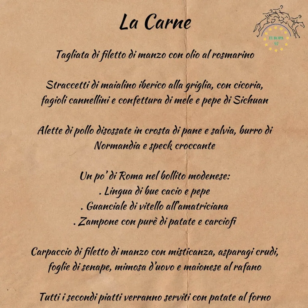 Menu_Ristorante Europa 92 Ristorante Pavarotti_Provincia di Modena_image_2