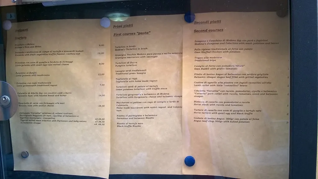 Menu_Antica Trattoria Cervetta_Provincia di Modena_immagine_2