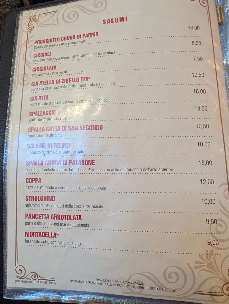 Menu_Trattoria Corrieri_Provincia di Parma_immagine_2