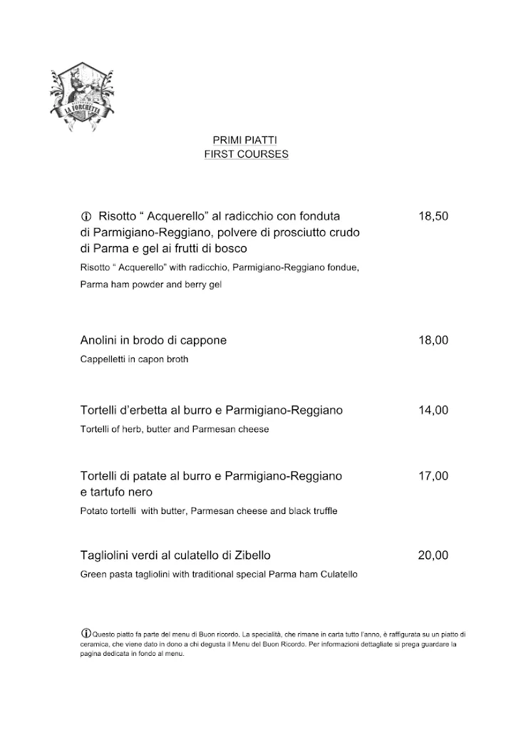 Menu_Ristorante La Forchetta_Provincia di Parma_image_1