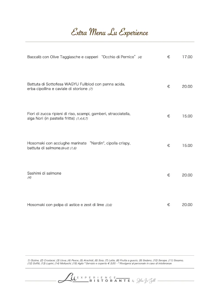 Menu_Lu Experience Ristorante_Provincia di Parma_immagine_3