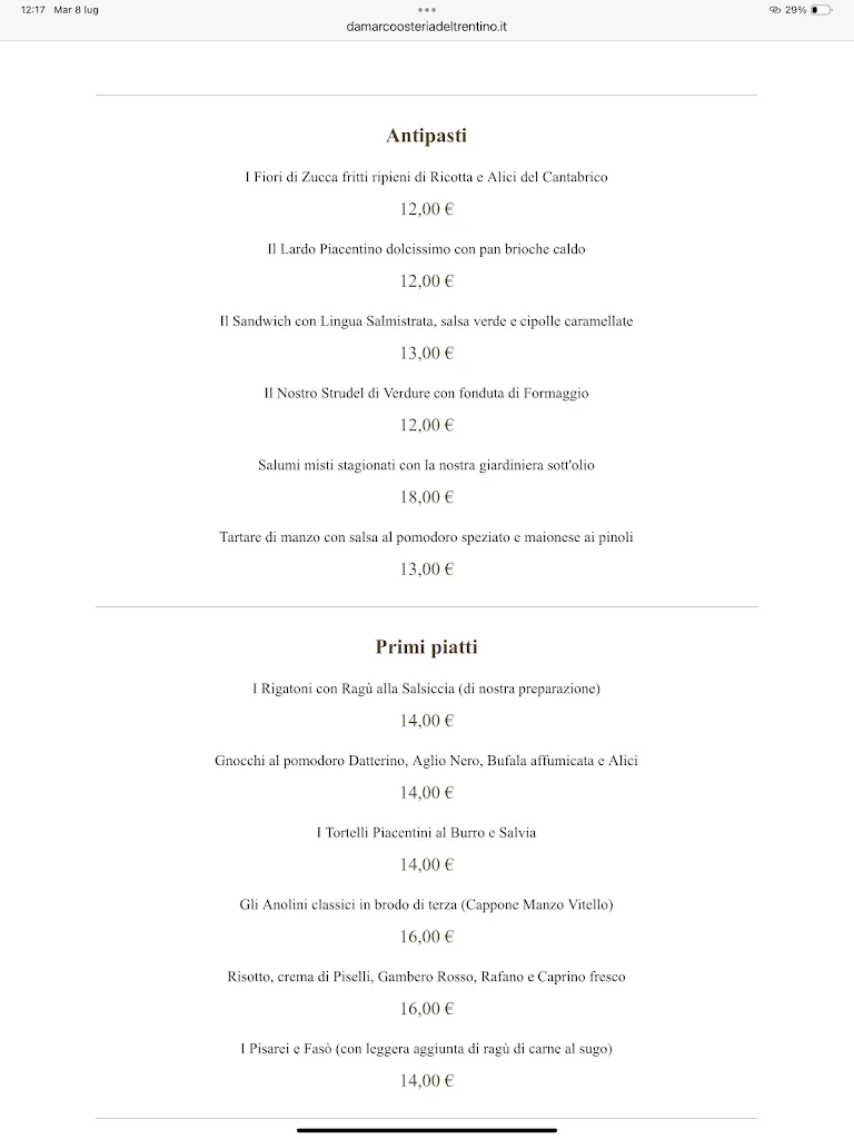 Menu_Osteria del Trentino_Provincia di Piacenza_image_1