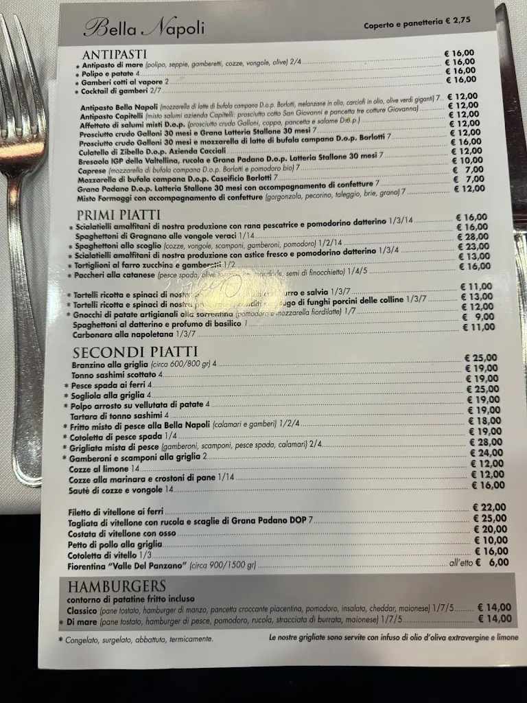 Menu_Bella Napoli Pizza Restaurant_Provincia di Piacenza_image_4