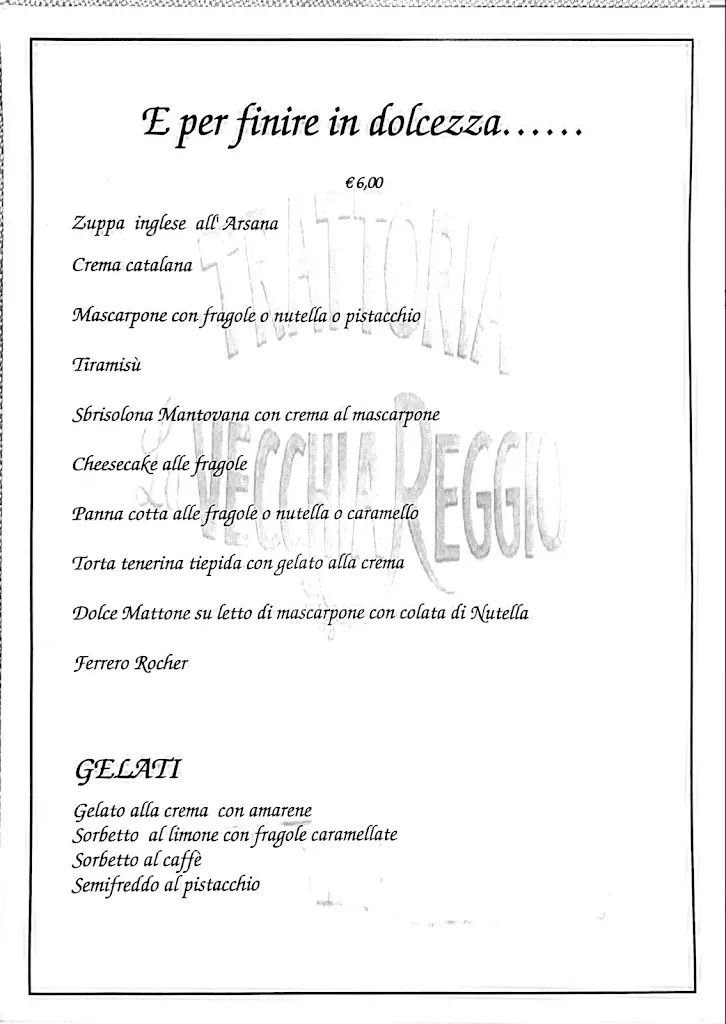 Menu_Ristorante Trattoria 