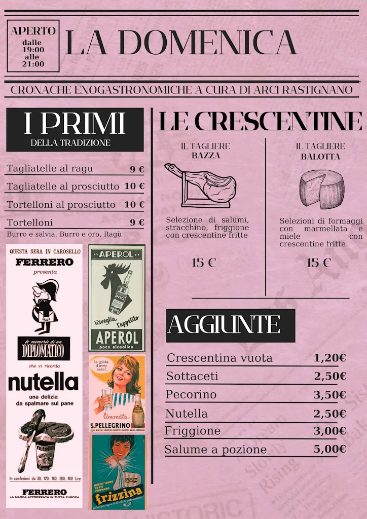 Menu_CIRCOLO Arci Rastignano_Rastignano-Carteria di Sesto_immagine_2