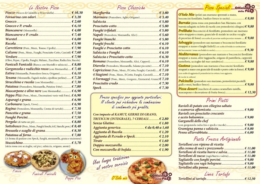 Menu_Pizzeria Ristorante 