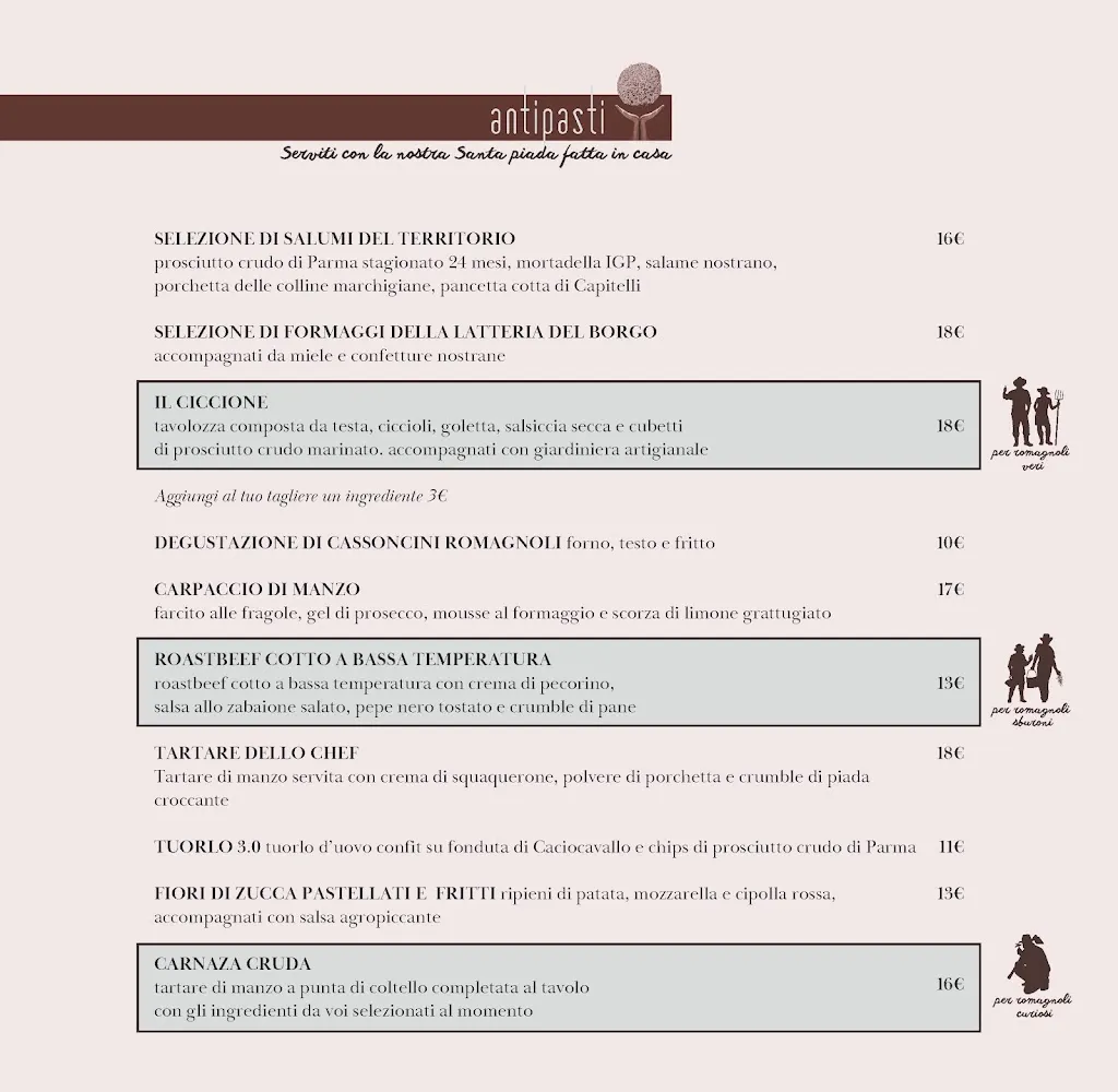 Menu_La Esse Romagnola_Provincia di Rimini_image_1