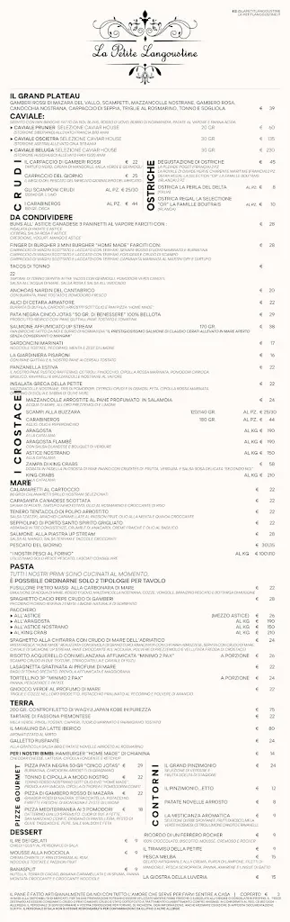 Menu_La Petite Langoustine_Provincia di Rimini_immagine_1