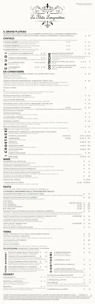Menu_La Petite Langoustine_Provincia di Rimini_immagine_2