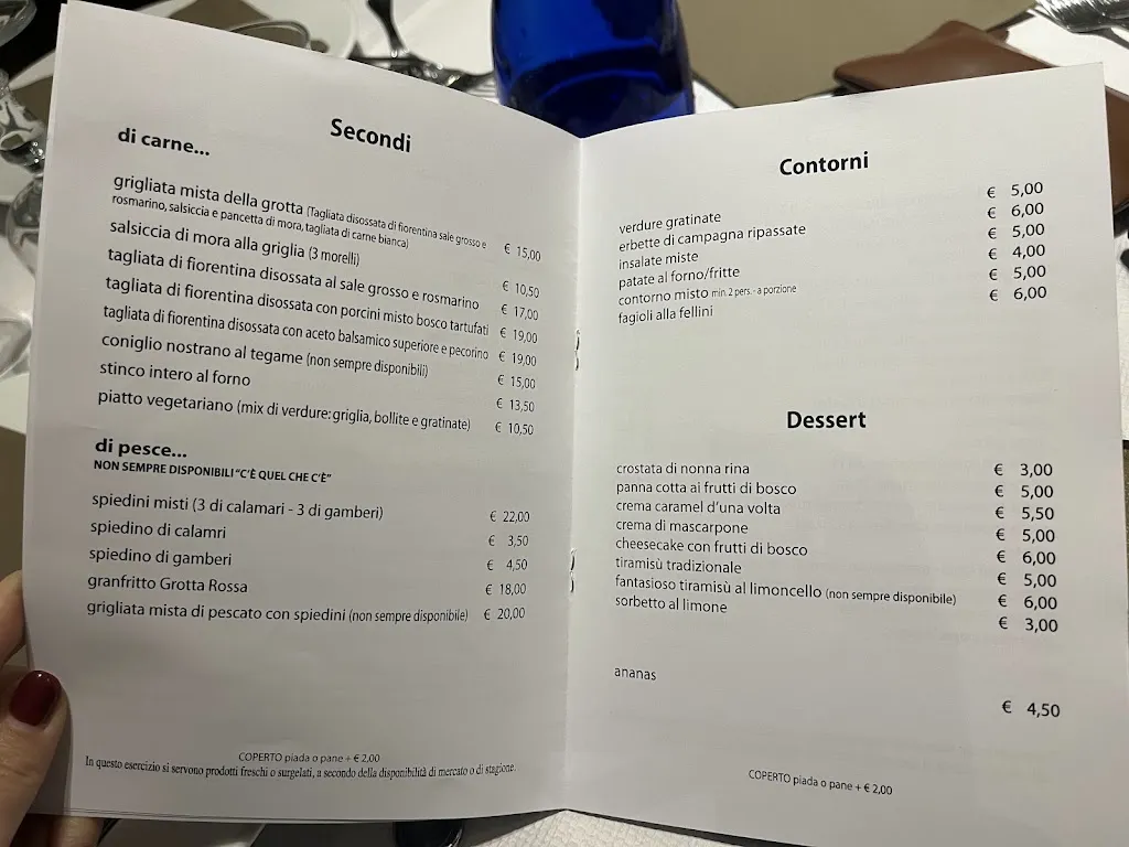 Menu_Trattoria Osteria Grotta Rossa_Provincia di Rimini_immagine_2
