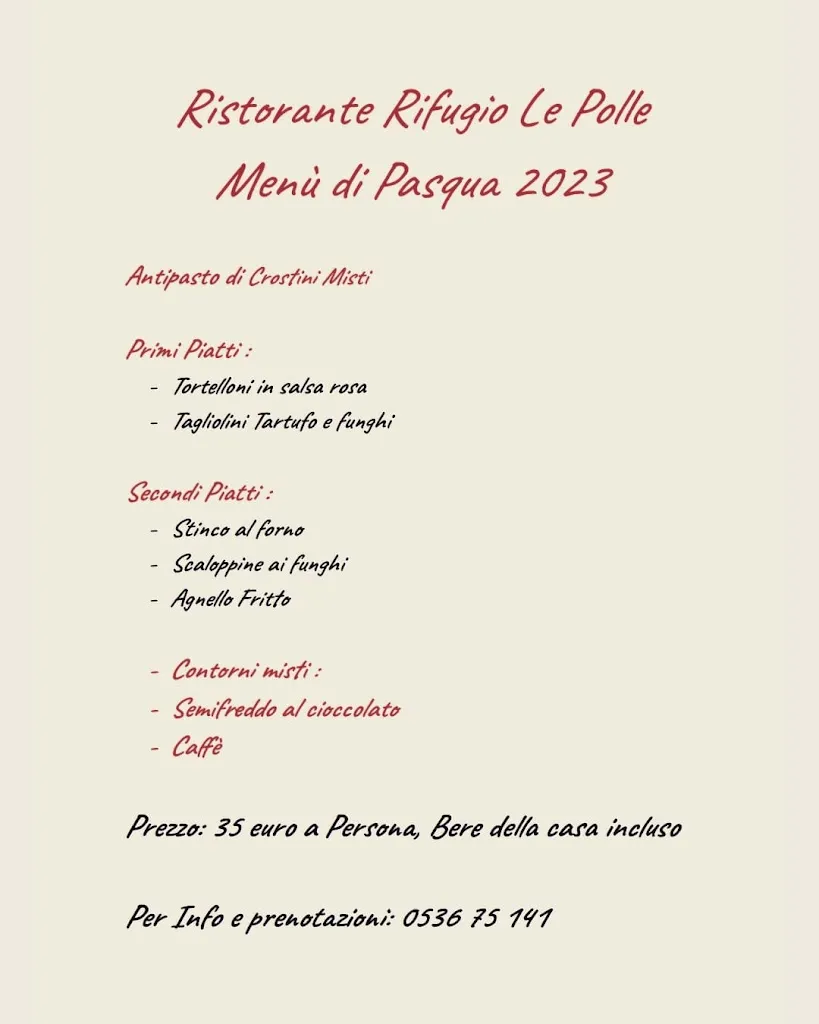 Menu_Ristorante Rifugio Le Polle_Riolunato_image_1