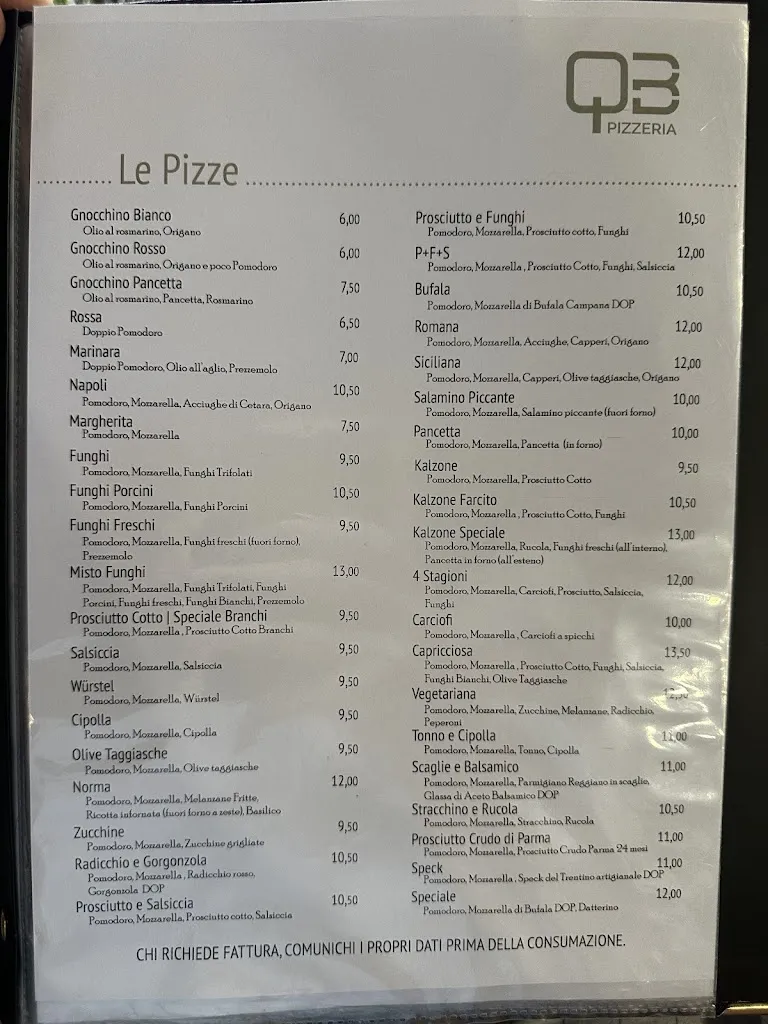Menu_Qb Pizzeria Cucina_Reggiolo_image_2