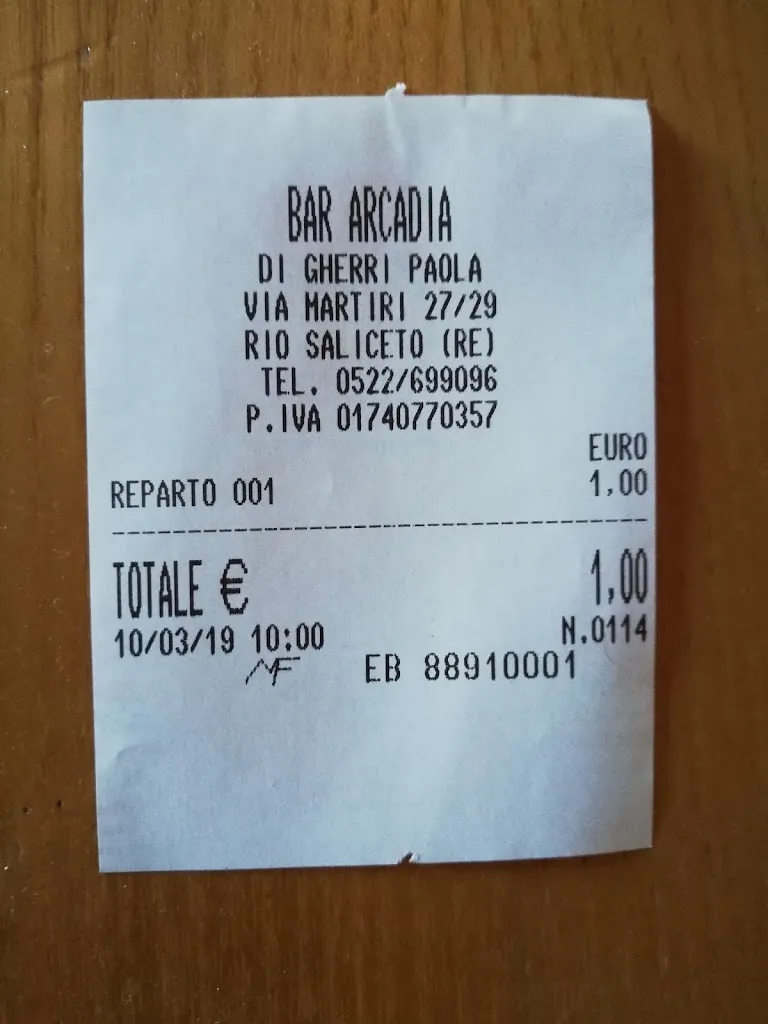 Franco Palazzi_Bar Arcadia_Rio Saliceto_recensione