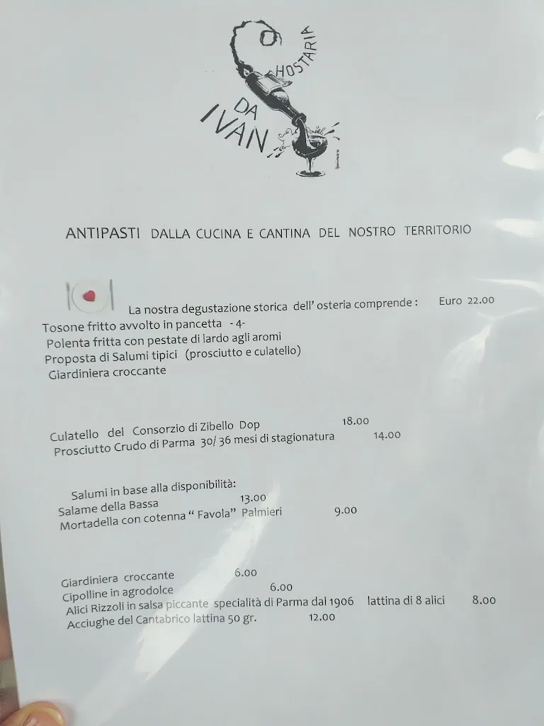 Menu_Hostaria Da Ivan con locanda_Roccabianca_image_2