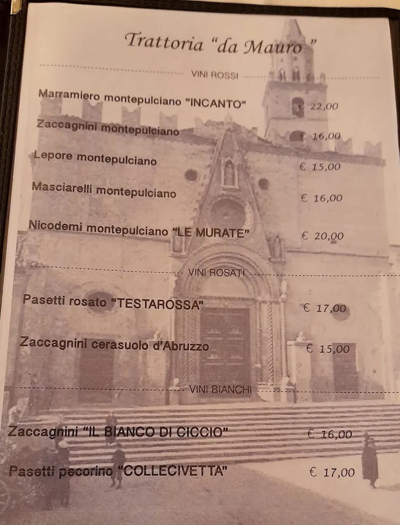 Menu_Trattoria Da Mauro Teramo_Provincia di Teramo_image_1