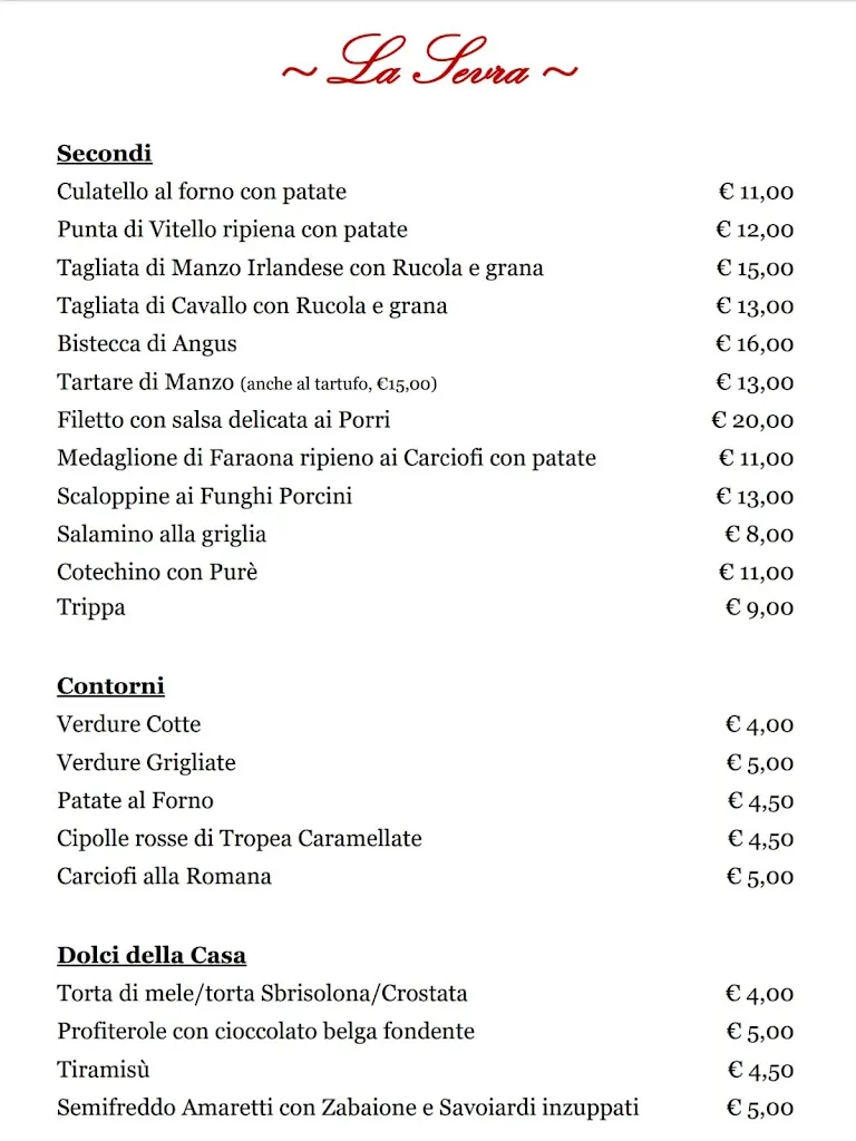 Menu_Trattoria Pizzeria La Sevra_Sala Baganza_image_3