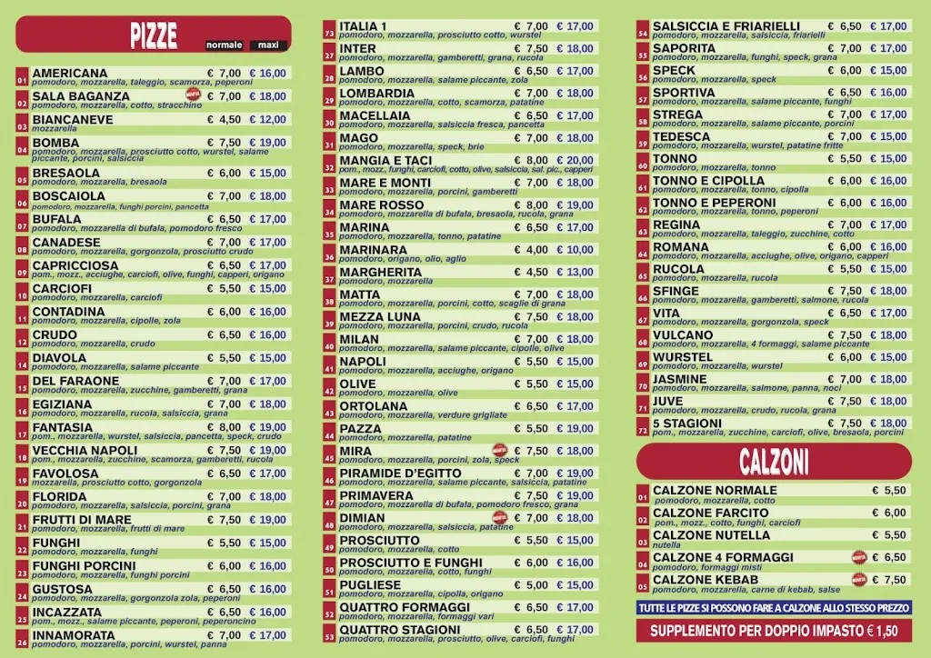 Menu_The Vecchia Napoli Pizza Shop_Sala Baganza_image_3