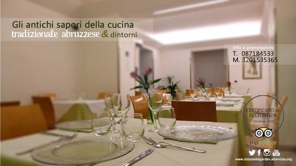 Ristorante Garden restaurant in Rapino