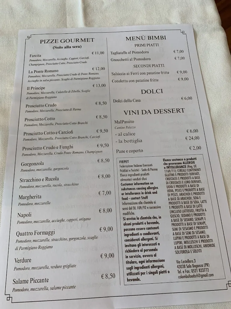 Menu_Trattoria Il Belo_Sala Baganza_immagine_2