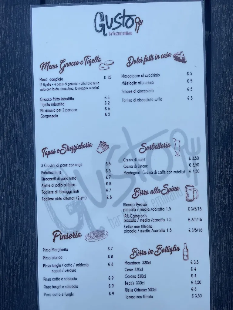 Menu_GUSTO Bar Bistrot Emiliano_Rubiera_image_2