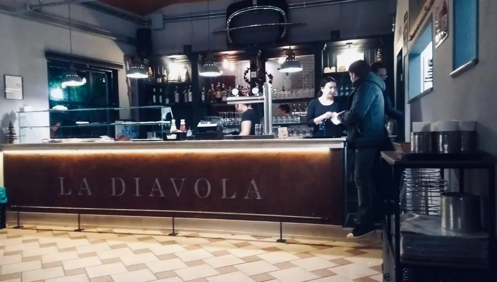 La Diavola Raiano restaurant in Raiano