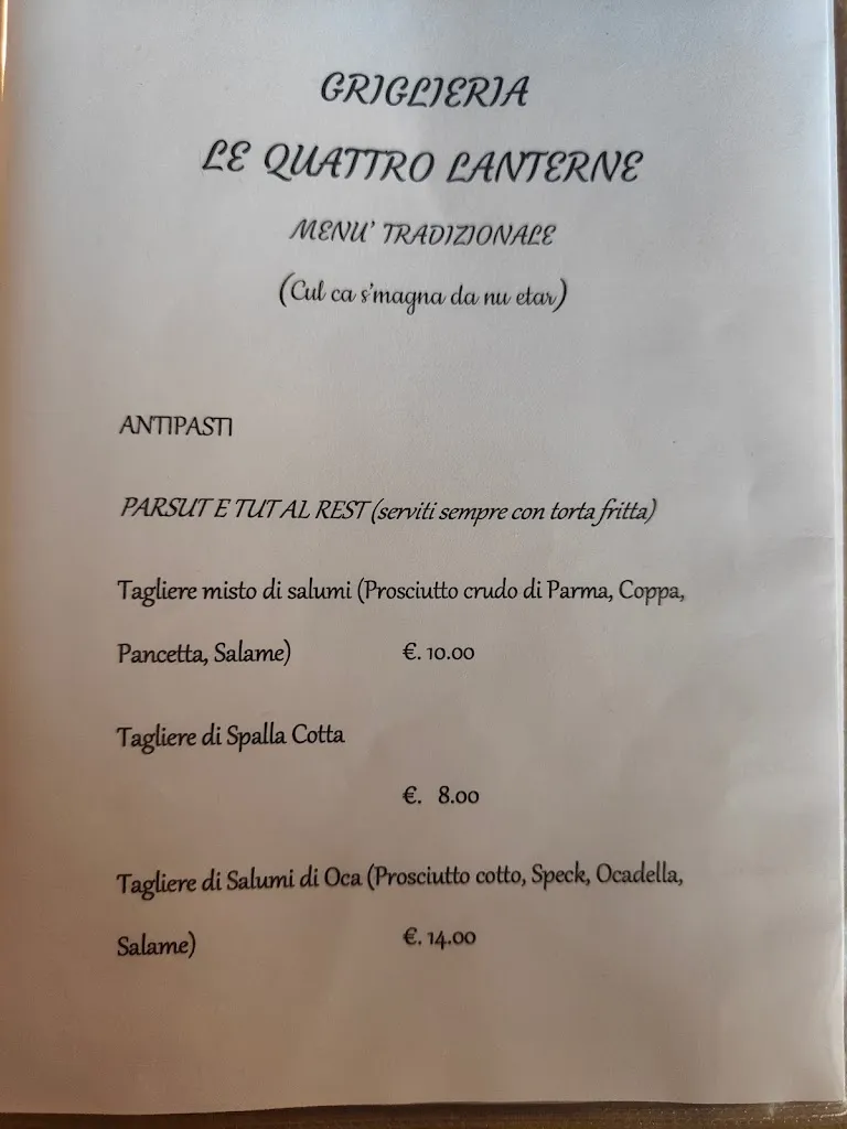 Menu_Griglieria Cucina Emiliana e Tex Mex Pinsa Le Quattro Lanterne_Salsomaggiore Terme_image_2