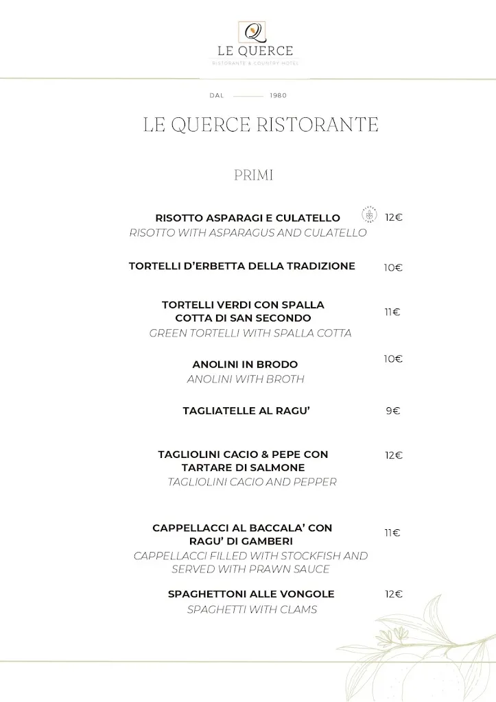 Menu_Country Hotel Ristorante Querce_Salsomaggiore Terme_image_1