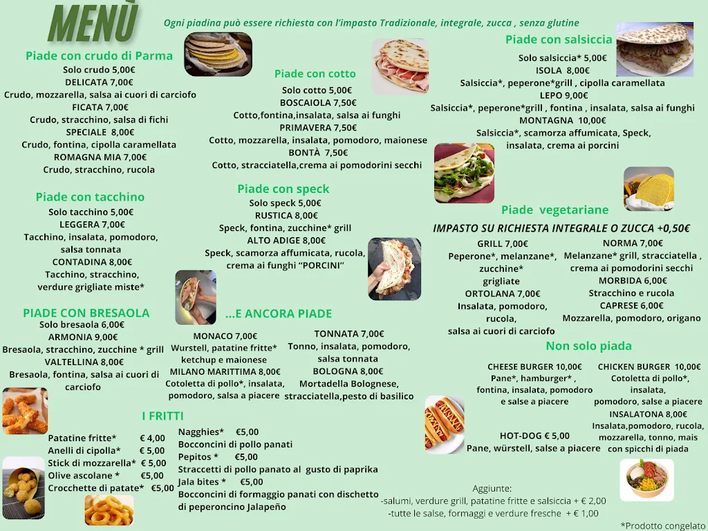 Menü_L'isola della Piada_Salsomaggiore Terme_Bild_1