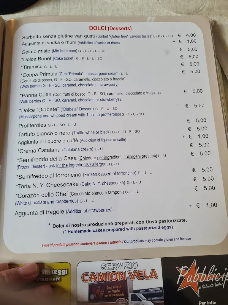 Menu_Ristorante Pizzeria 