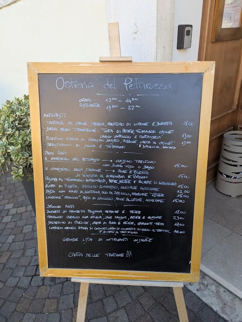 Menu_Osteria del Pettirosso_Rovereto_image_4