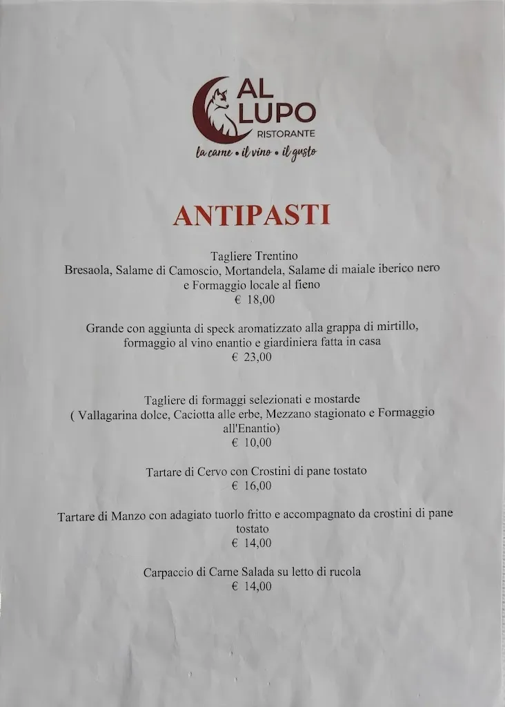 Menu_Ristorante Al Lupo_Rovereto_image_2
