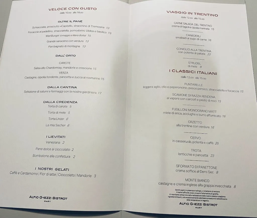 Menu_Alfio Ghezzi Bistrot - Mart_Rovereto_image_1