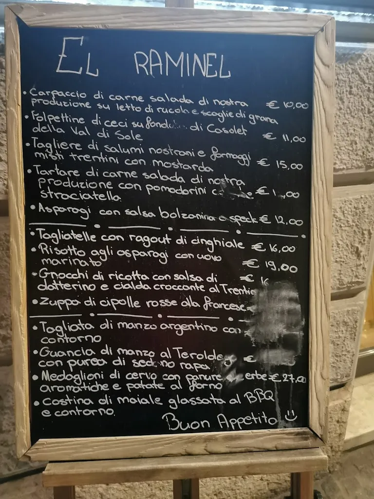 Menu_Ristorante Pizzeria El Raminel_Rovereto_image_2