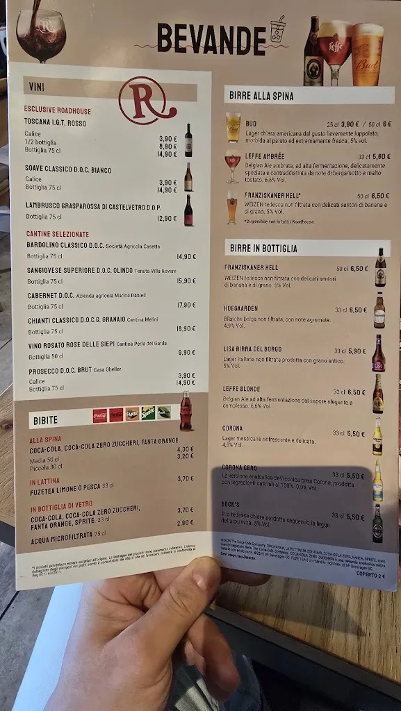 Menu_Roadhouse Restaurant Rovereto_Rovereto_image_2