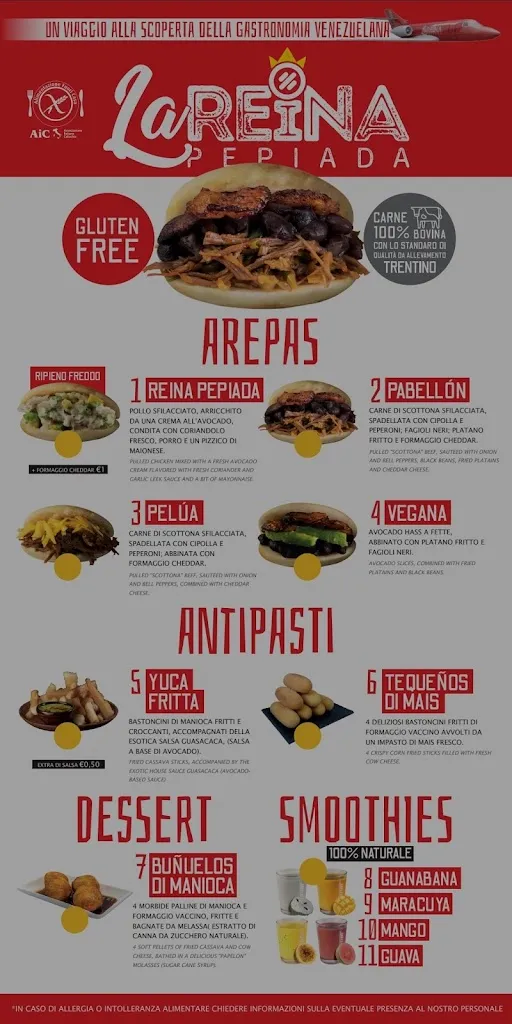 Menu_La Reina Pepiada Foodtruck_Rovereto_image_1
