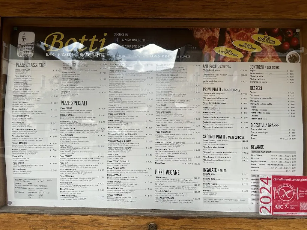 Menu_Pizzeria Ristorante Botti_Rovereto_image_1
