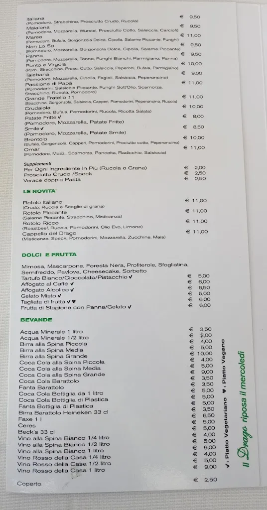 Menu_PIZZERIA DRAGO VERDE_San Benedetto Val di Sambro_image_2