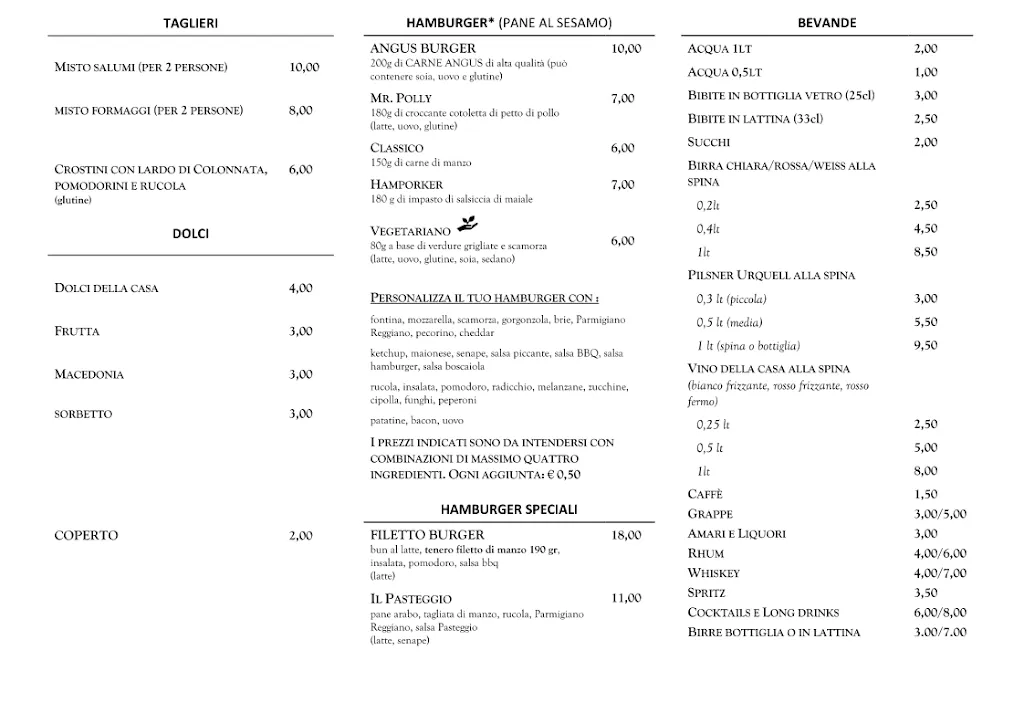 Menu_Il Pasteggio A Livello Di Mazzoli Massimo & C. S.N.C._San Felice sul Panaro_image_3