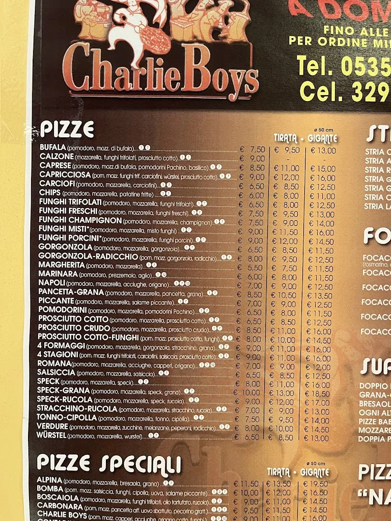 Menu_Pizzeria Charlie Boys_San Felice sul Panaro_image_3