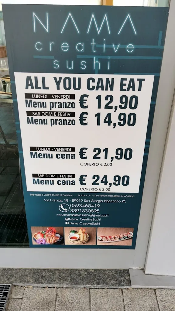 Menu_NAMA CREATIVE SUSHI_San Giorgio Piacentino_image_3