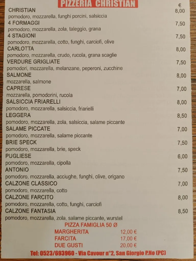 Menu_Christian Pizzeria da asporto_San Giorgio Piacentino_immagine_2