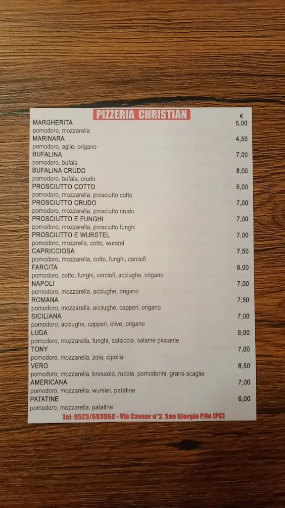 Menu_Christian Pizzeria da asporto_San Giorgio Piacentino_immagine_4