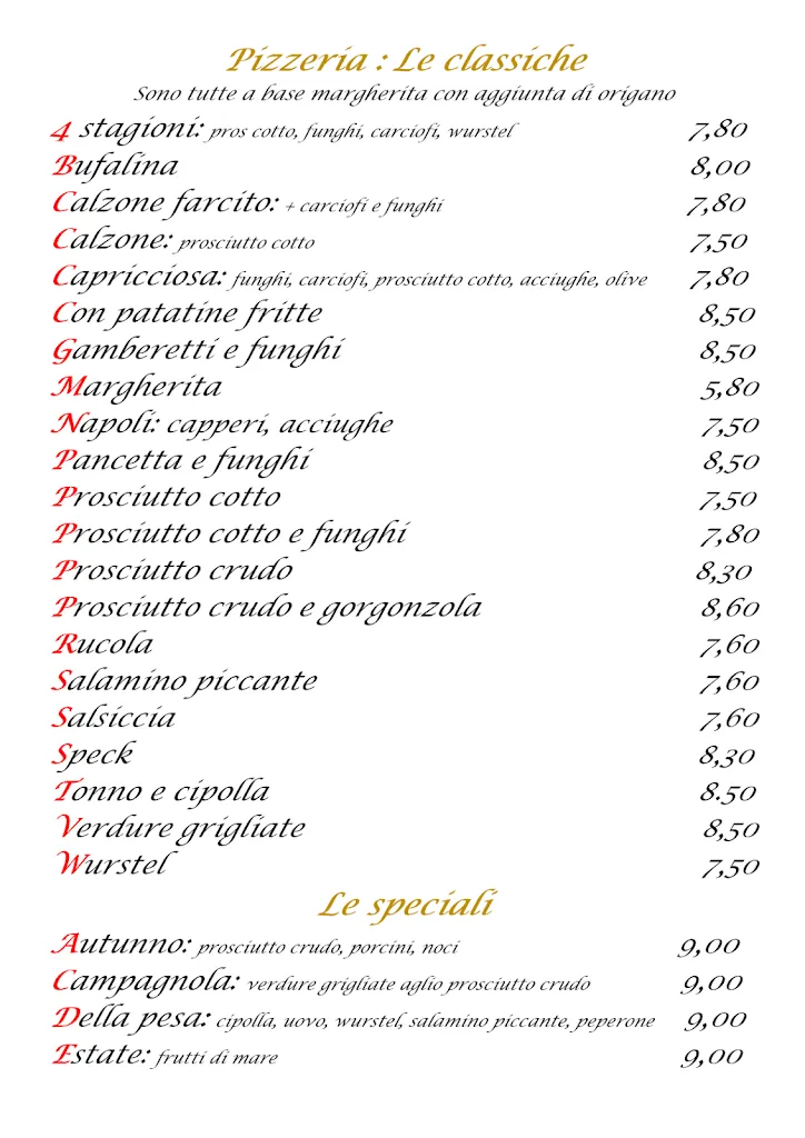 Menu_Pizzeria Trattoria Della Pesa Rizzolo di San Giorgio_San Giorgio Piacentino_image_2