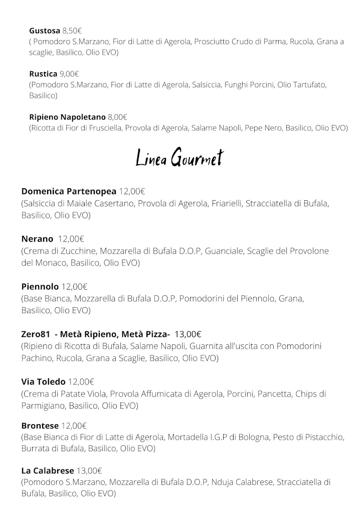 Menu_Pizzeria & Friggitoria Zero81_San Giorgio di Piano_image_1