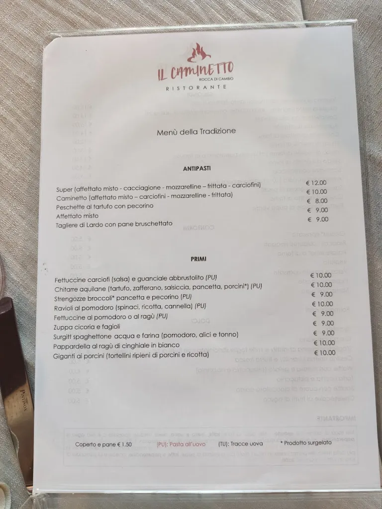 Menü_Ristorante Il Caminetto_Rocca di Cambio_Bild_4