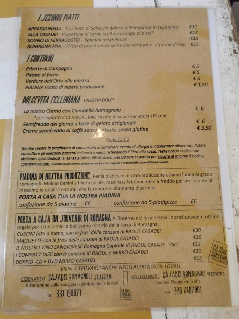 Menu_Casa dei Romagnoli Osteria San Mauro Mare_San Mauro a Mare_image_3
