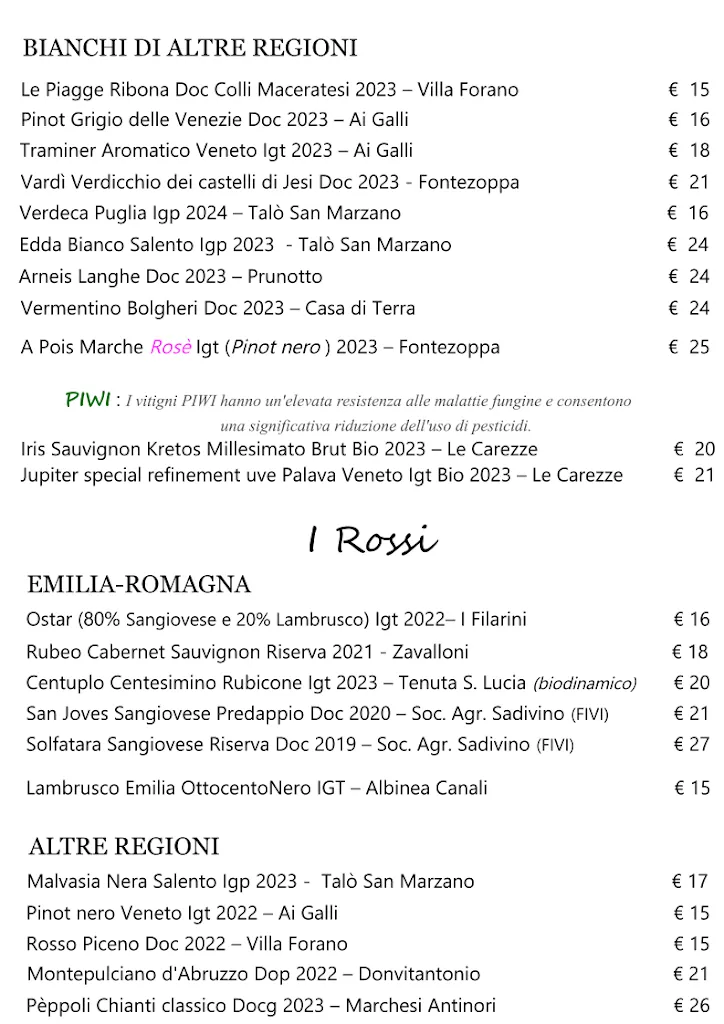 Menu_Ristorante Pizzeria 