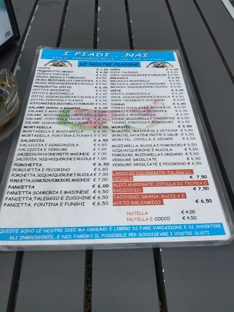 Menu_I Piadinai_San Mauro a Mare_image_4