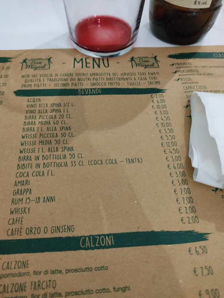 Menu_Bar Ristorante Pizzeria San Miguel_San Michele dei Mucchietti_image_4