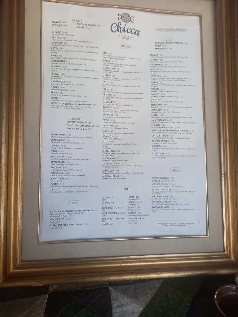 Menu_La Chicca_San Mauro Pascoli_image_1